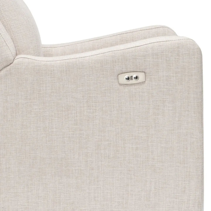 Il Tutto Henry Electric Recliner Glider Chair with USB - Egg Shell