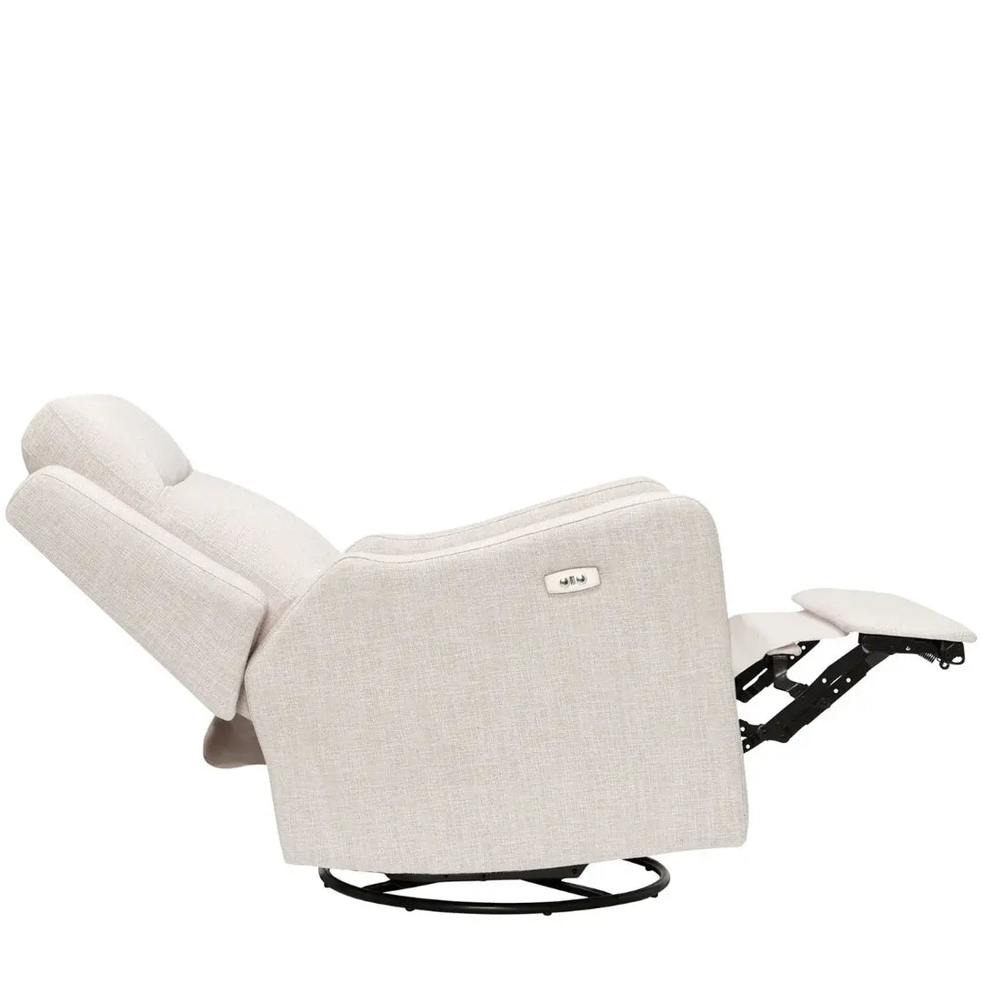 Il Tutto Henry Electric Recliner Glider Chair with USB - Egg Shell