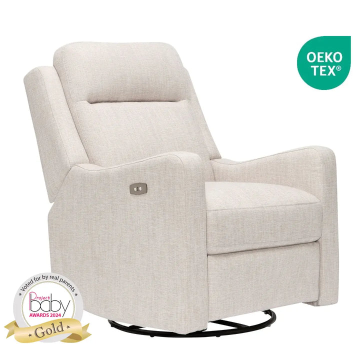 Il Tutto Henry Electric Recliner Glider Chair with USB - Egg Shell