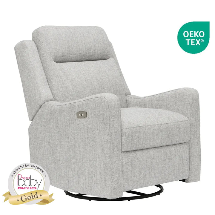 Il Tutto Henry Electric Recliner Glider Chair with USB - Pure Grey