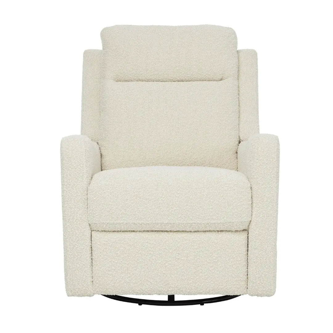 Il Tutto Henry Electric Recliner Glider Chair with USB - Vanilla Bouclé