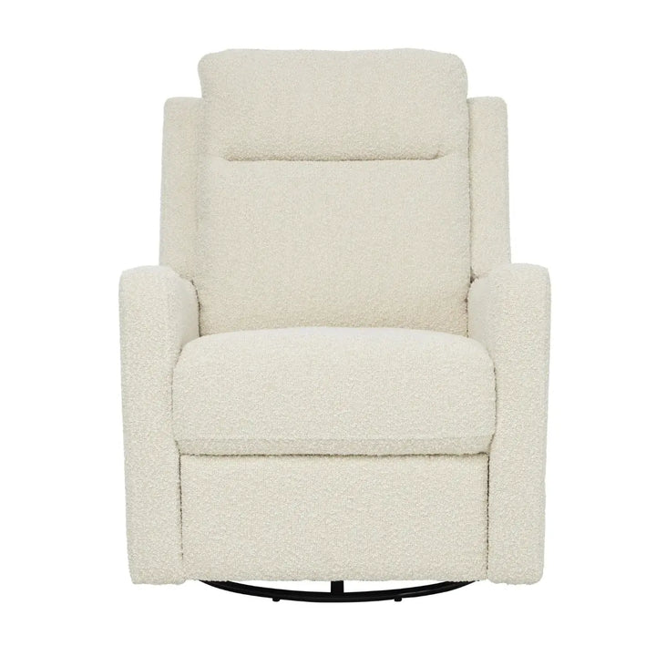 Il Tutto Henry Electric Recliner Glider Chair with USB - Vanilla Bouclé