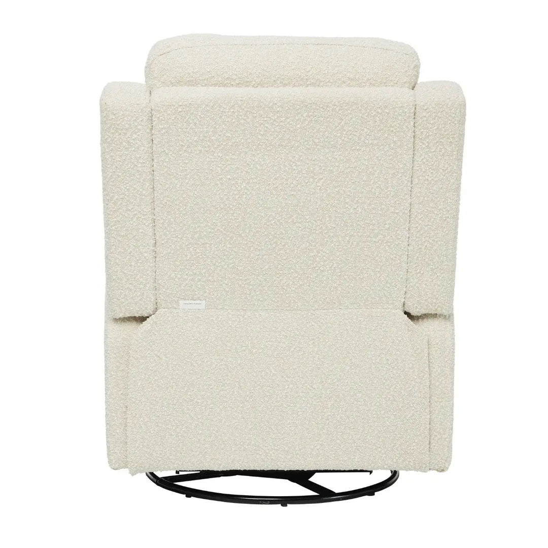 Il Tutto Henry Electric Recliner Glider Chair with USB - Vanilla Bouclé