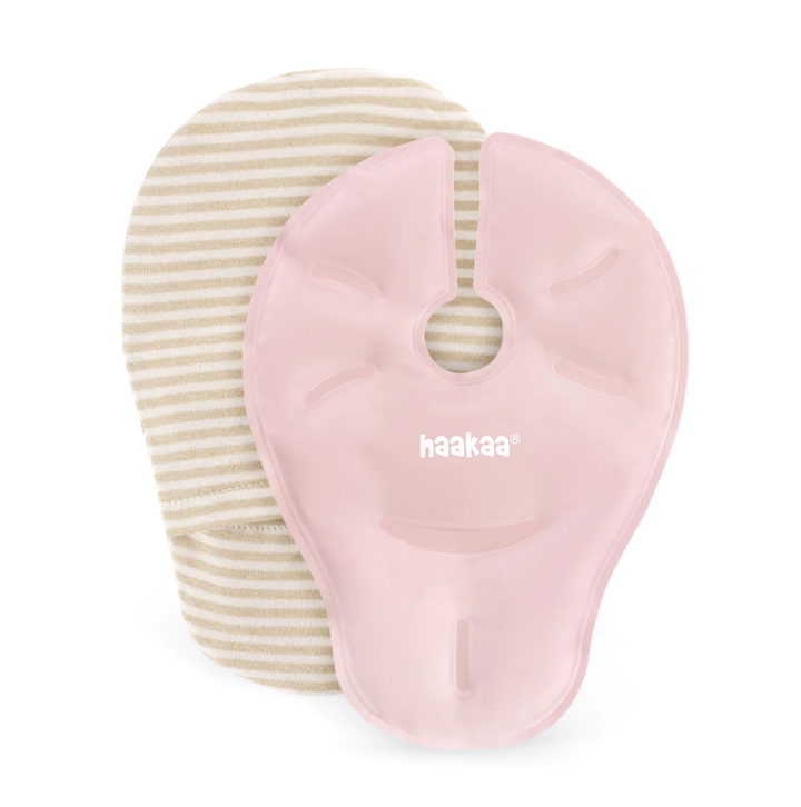 Haakaa Hot & Cold Reusable Breast Compression Pads-2pcs(Blush)