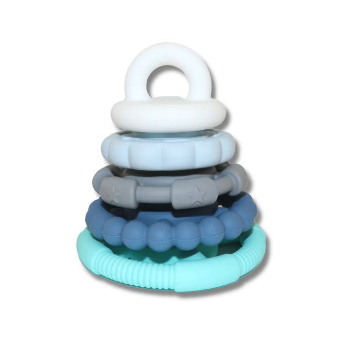 Jellystone Designs RAINBOW STACKER TEETHER & TOY OCEAN