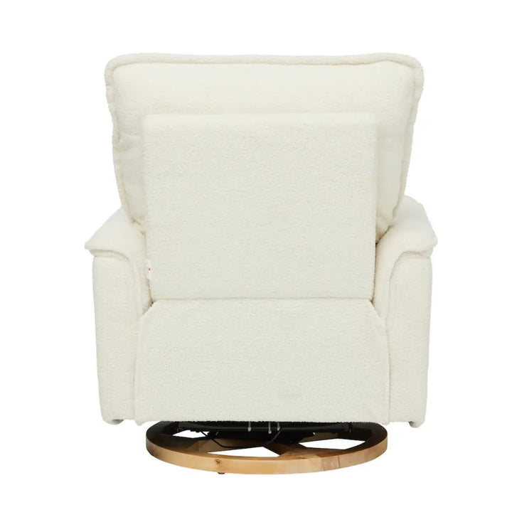 Il Tutto Louie Electric Recliner Glider Nursery Chair in Coconut Teddy