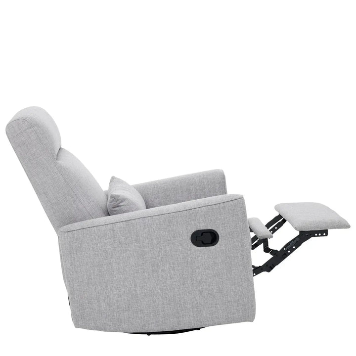Il Tutto Paige Recliner Glider Chair - Pure Grey