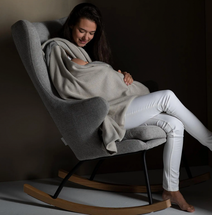 Quax Deluxe Rocking Chair-Sand Grey