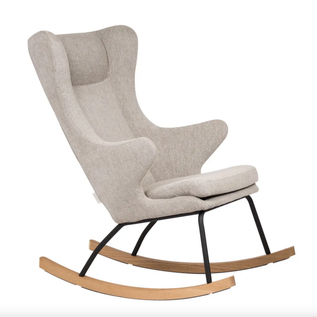 Quax Deluxe Rocking Chair-Sand Grey