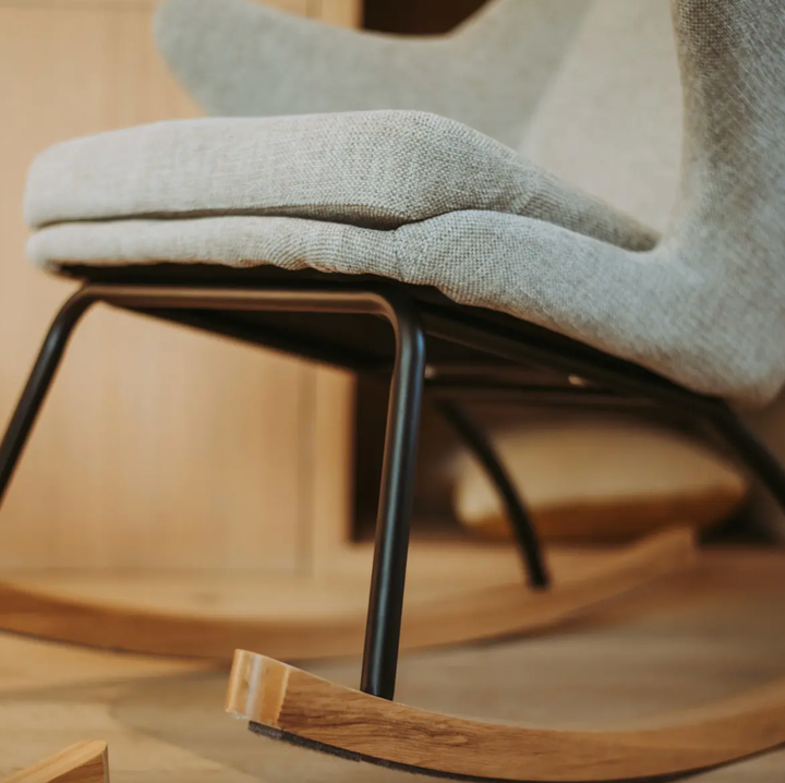 Quax Deluxe Rocking Chair-Sand Grey
