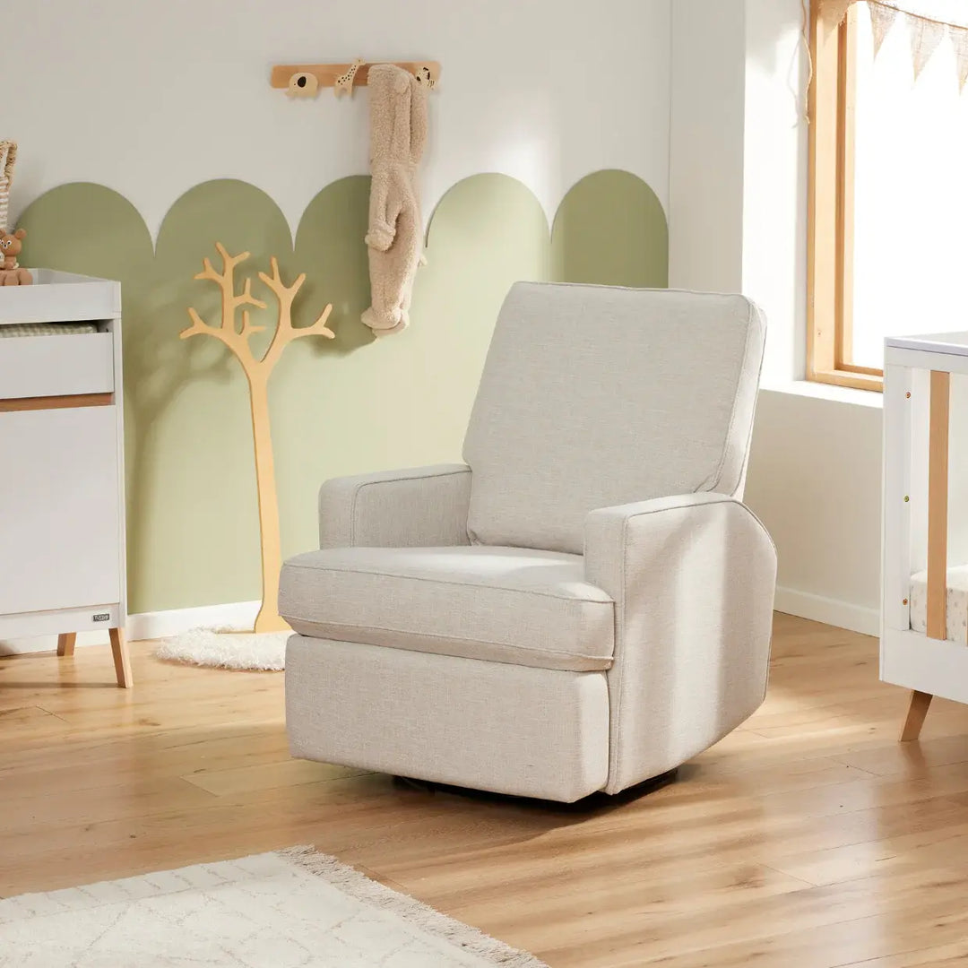 Il Tutto Quinn Electric Recliner Glider Nursery Chair - Egg Shell