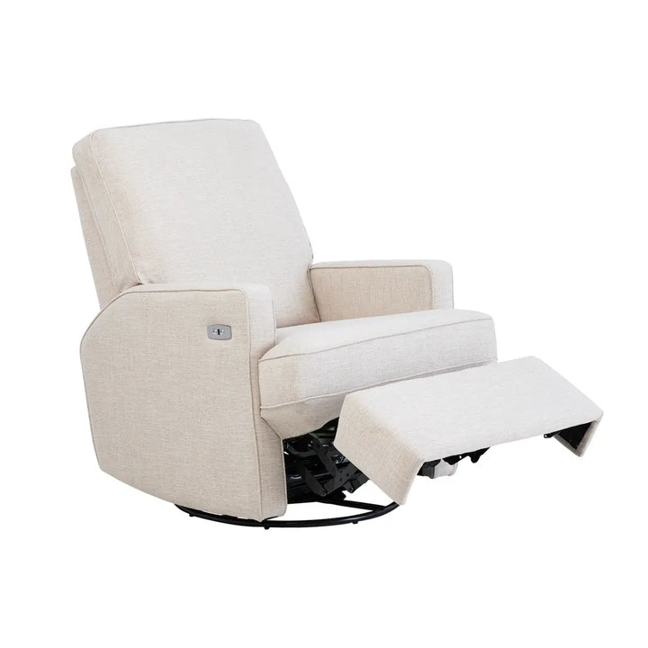 Il Tutto Quinn Electric Recliner Glider Nursery Chair - Egg Shell
