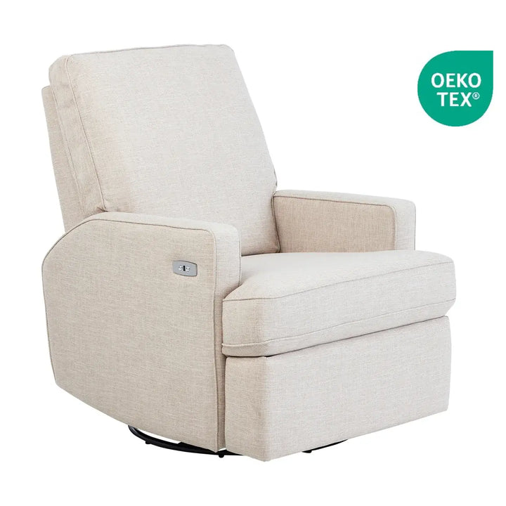 Il Tutto Quinn Electric Recliner Glider Nursery Chair - Egg Shell