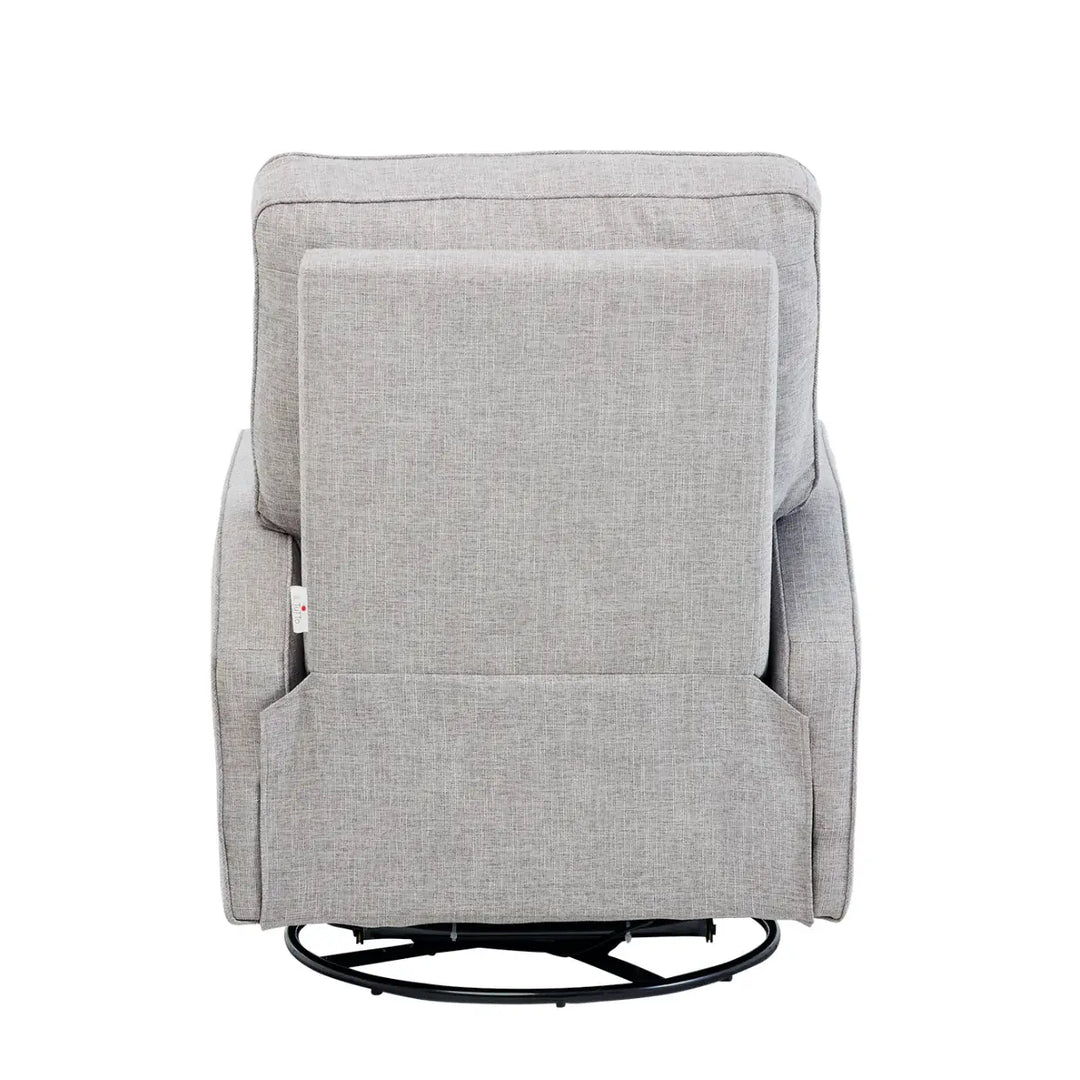 Il Tutto Quinn Electric Recliner Glider Nursery Chair - Pure Grey