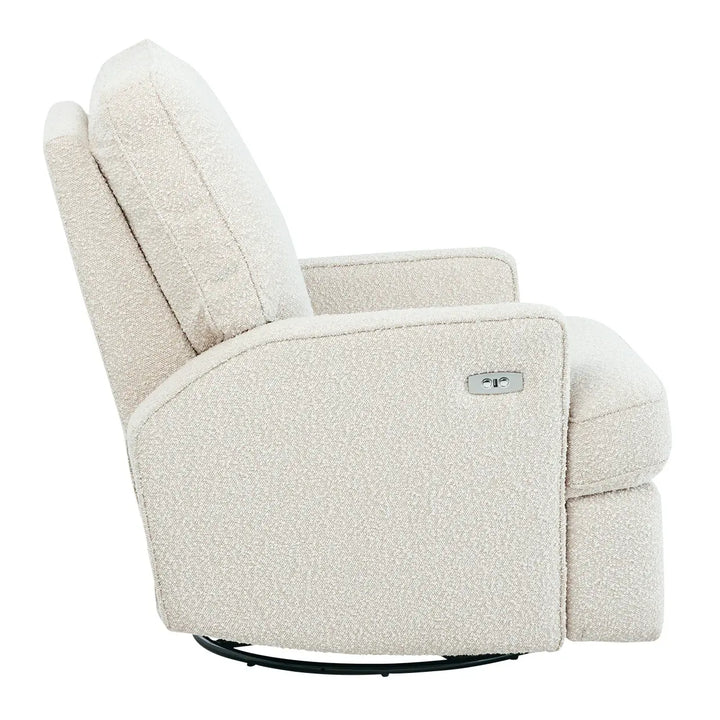 Il Tutto Quinn Electric Recliner Glider Nursery Chair - Vanilla Bouclé