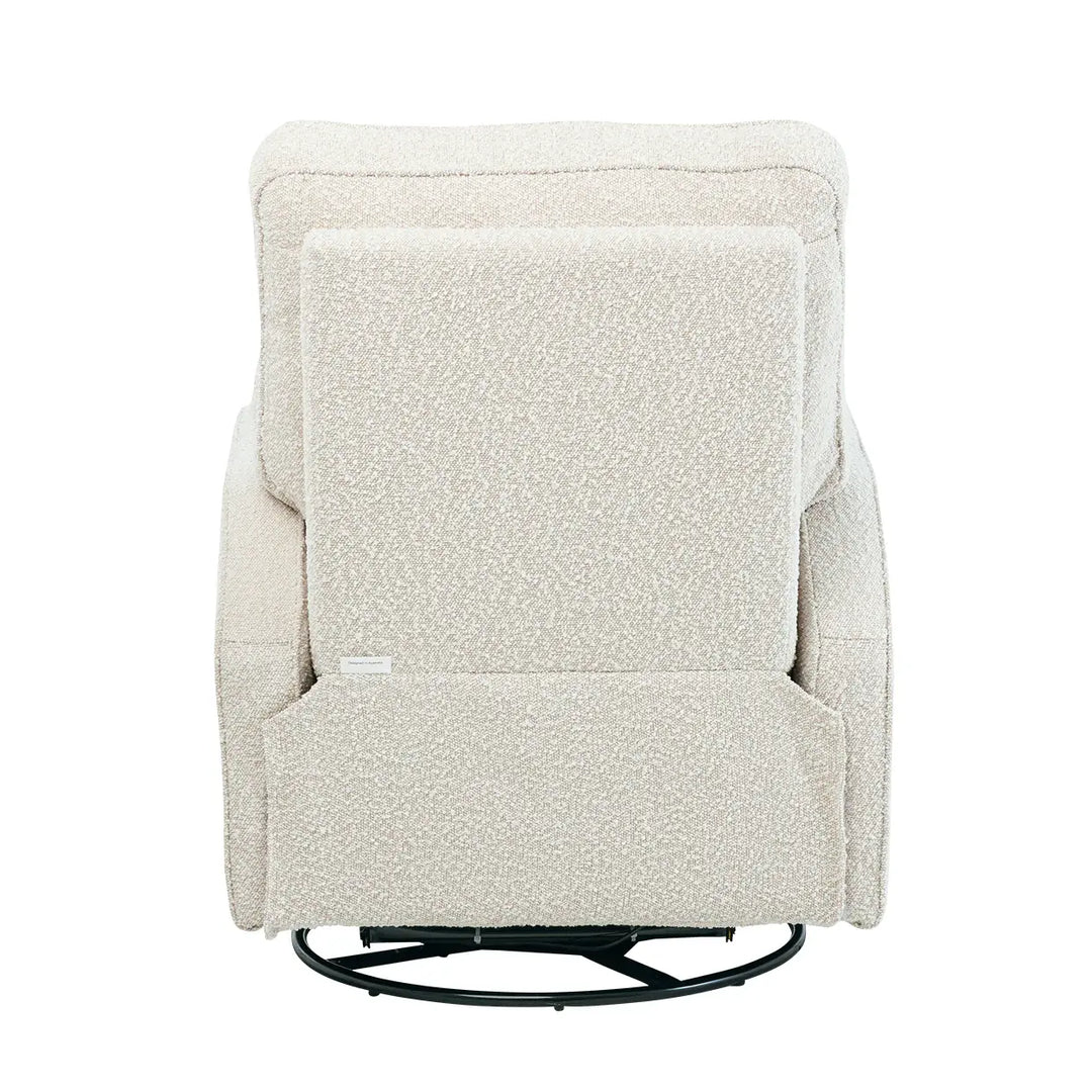 Il Tutto Quinn Electric Recliner Glider Nursery Chair - Vanilla Bouclé