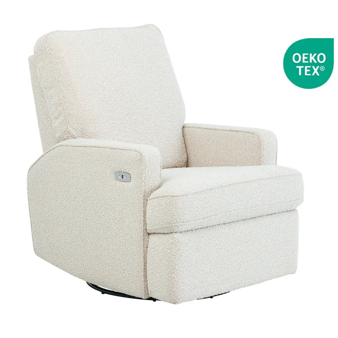 Il Tutto Quinn Electric Recliner Glider Nursery Chair - Vanilla Bouclé