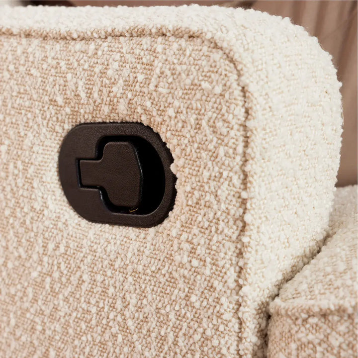 Il Tutto Quinn Recliner Glider Chair - Vanilla Bouclé
