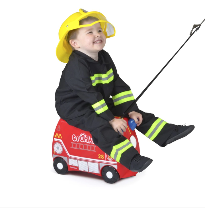 TRUNKI RIDE-ON LUGGSTAGE - FRANK FIRE TRUCK