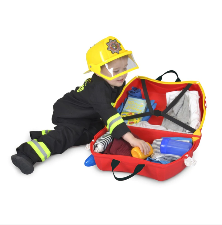 TRUNKI RIDE-ON LUGGSTAGE - FRANK FIRE TRUCK
