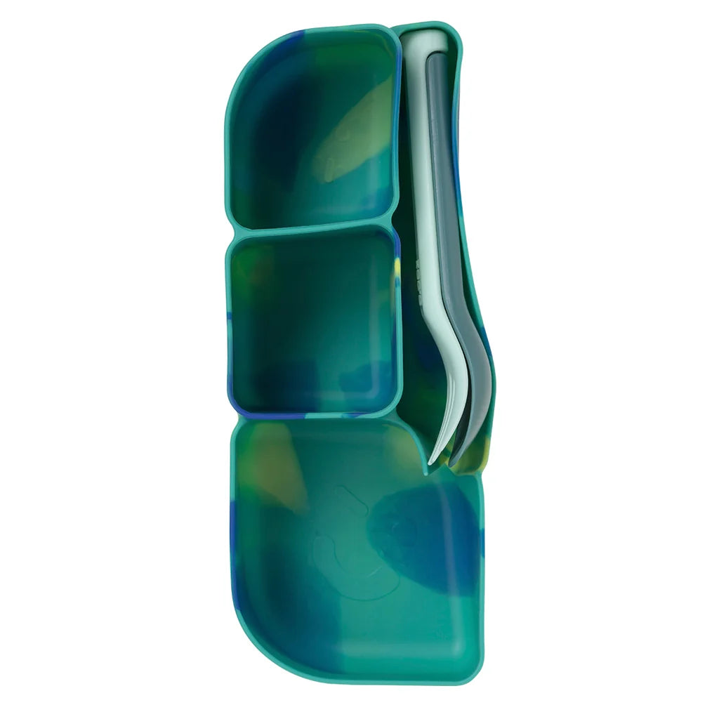 B.Box Silicone Bento Tray lunchbox - electric jungle