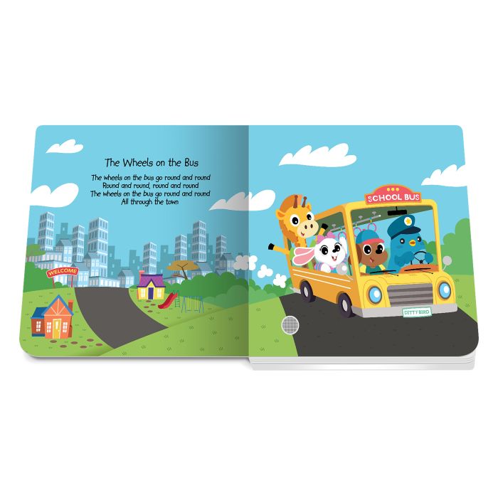 Ditty Bird Children's Songs Multi-Coloured 16x2x16cm