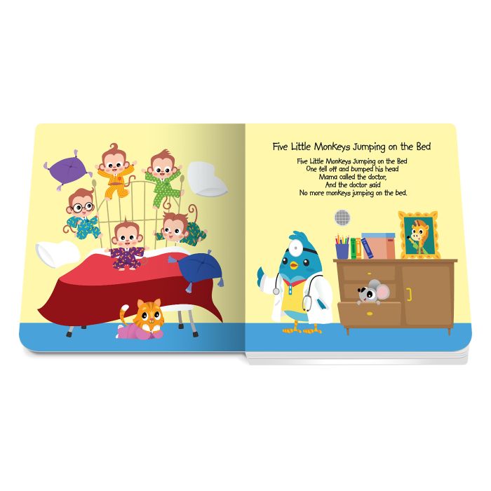 Ditty Bird Children's Songs Multi-Coloured 16x2x16cm
