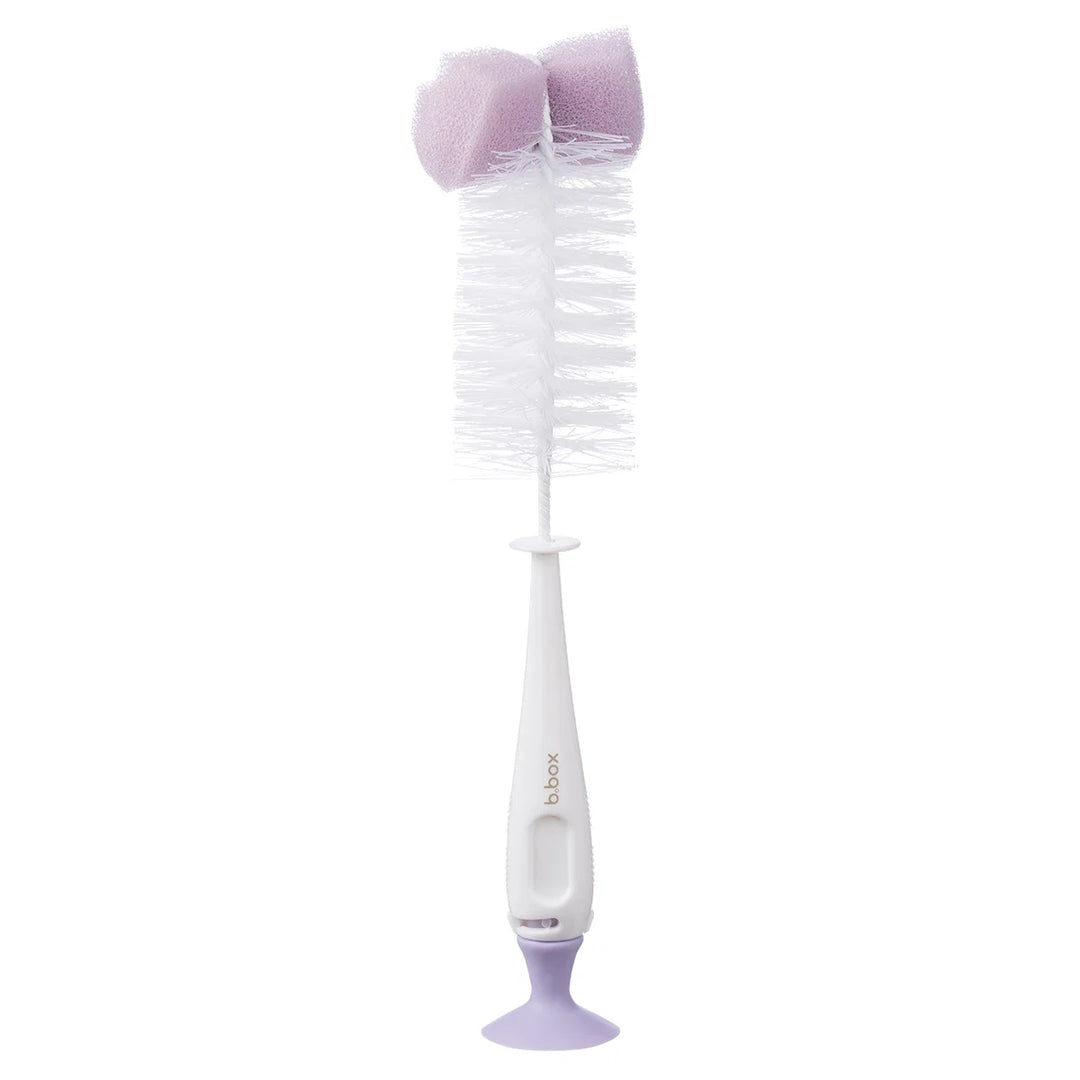 B.box 2 in 1 bottle brush - peony