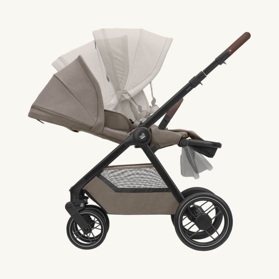 Maxi Cosi Oxford Stroller and Sense Bassinet - Twillic Truffle (24031)