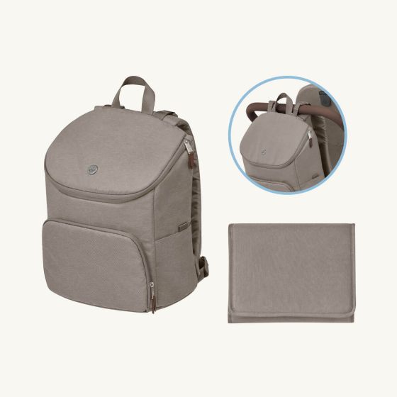 Maxi Cosi Oxford Stroller and Sense Bassinet - Twillic Truffle (24031)