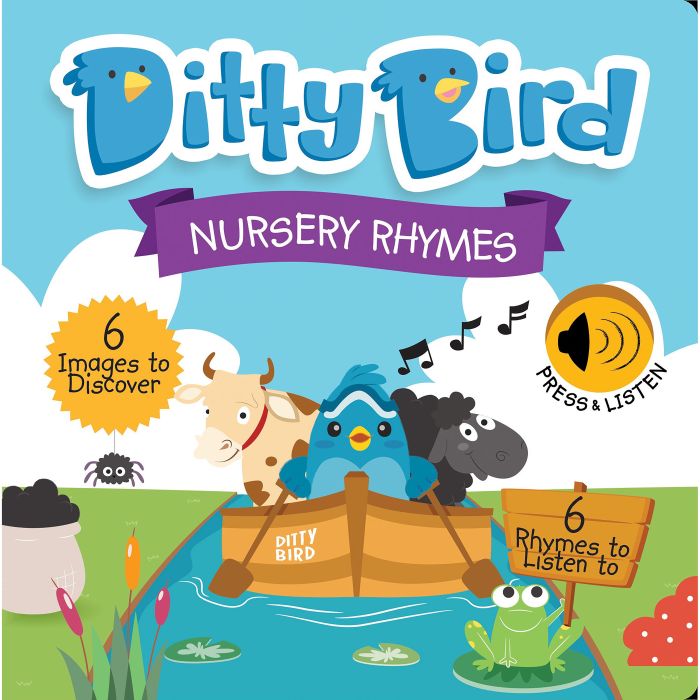 Ditty Bird Nursery Rhymes Multi-Coloured 16x2x16cm