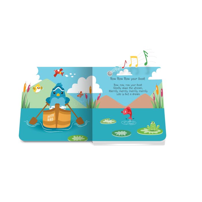 Ditty Bird Nursery Rhymes Multi-Coloured 16x2x16cm