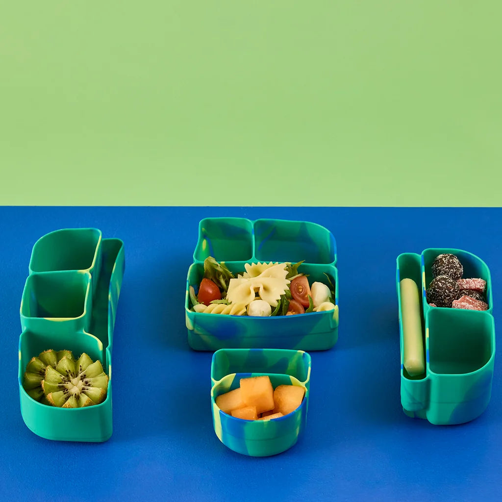 B.Box Silicone Bento Buddy lunchbox - electric jungle