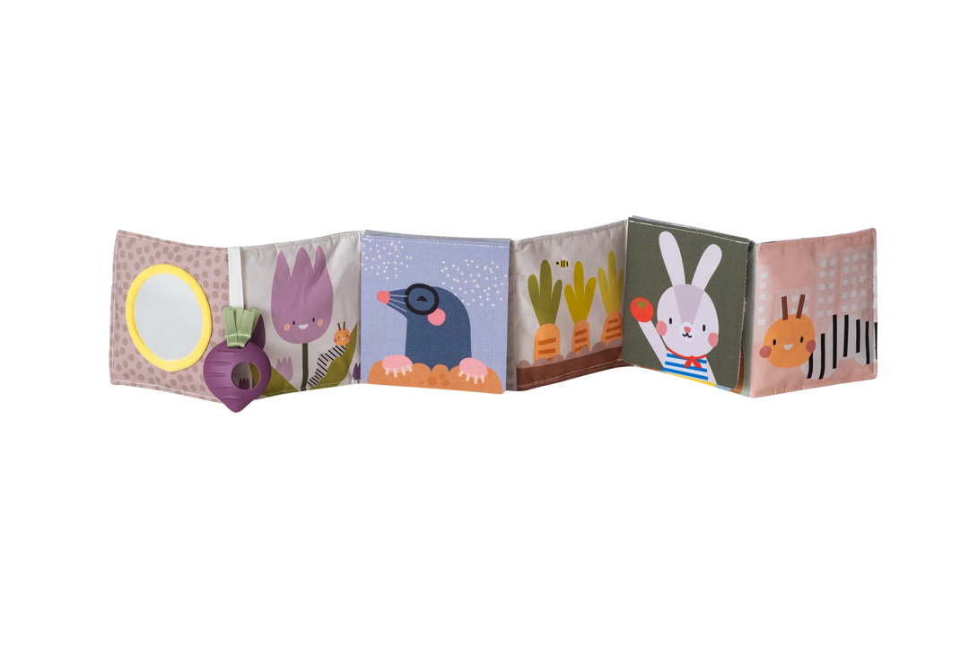 Taf Toys Urban Garden Double Sided Crinkle Pram Book (TT13065)