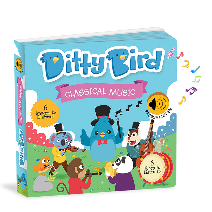 Ditty Bird Classical Music Multi-Coloured 16x2x16cm