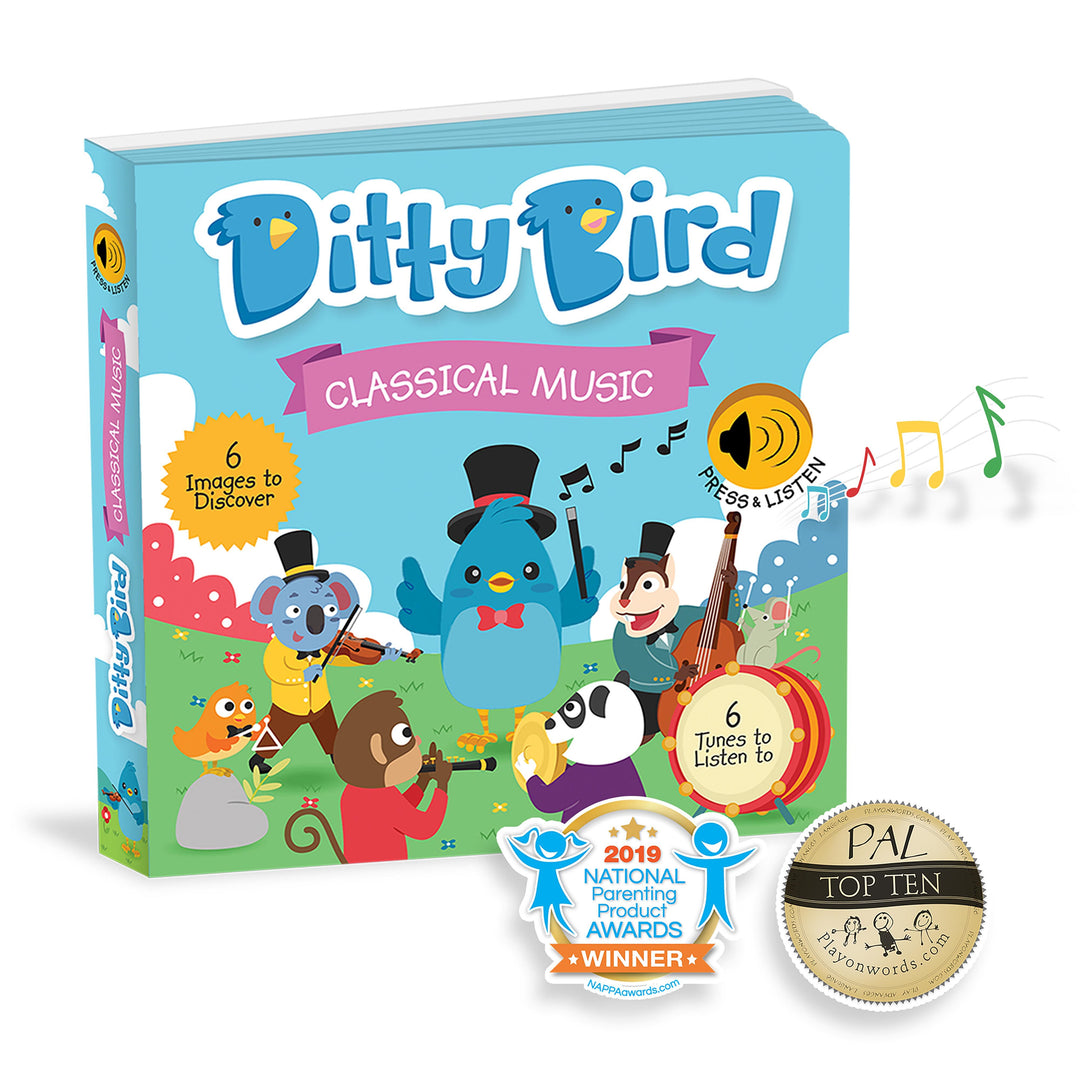 Ditty Bird Classical Music Multi-Coloured 16x2x16cm