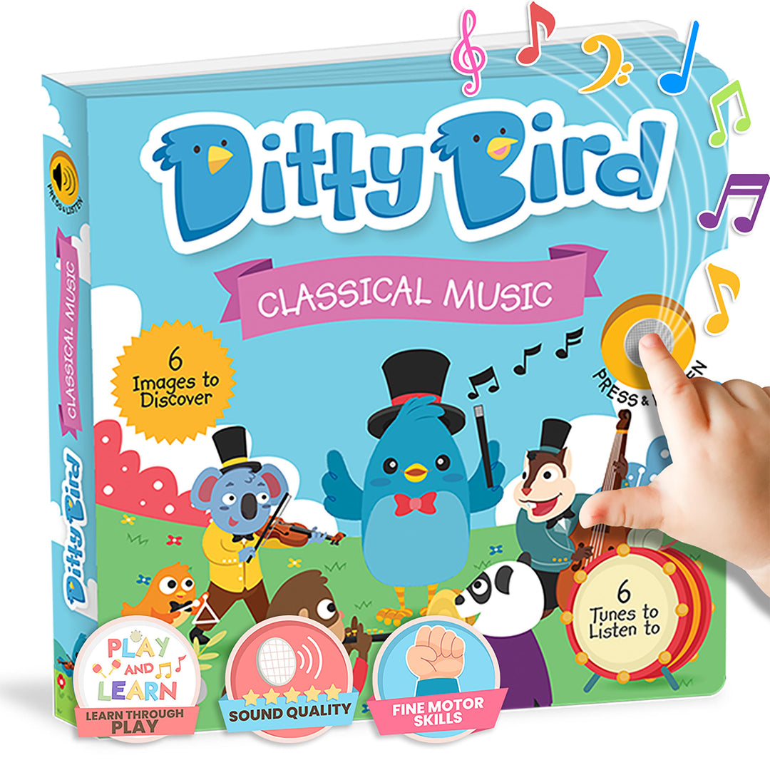 Ditty Bird Classical Music Multi-Coloured 16x2x16cm