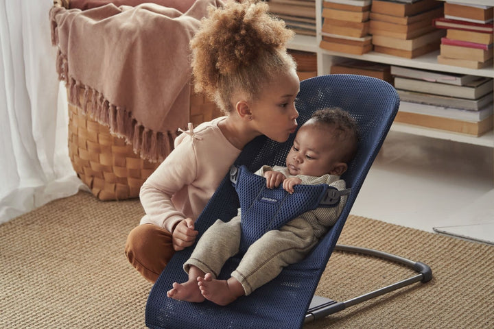 BabyBjorn Bouncer Bliss -Mesh, Navy Blue