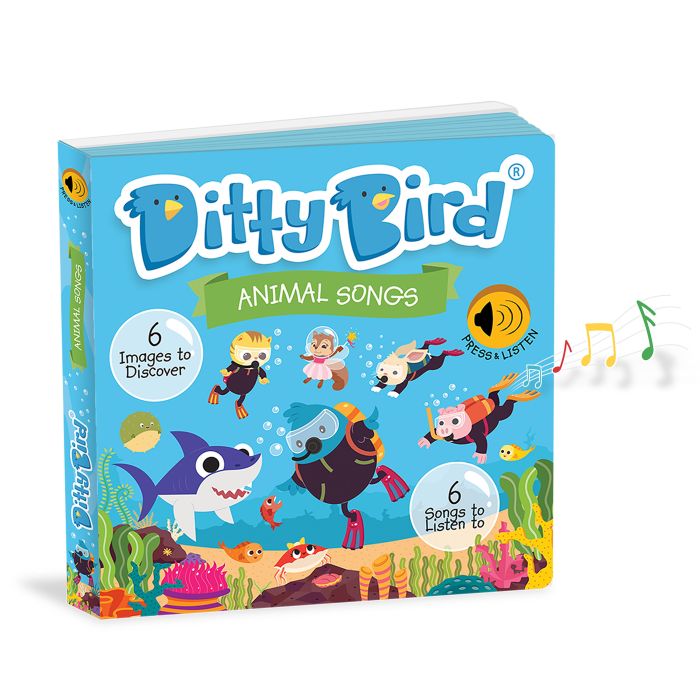 Ditty Bird Animal Songs Multi-Coloured 16x2x16cm