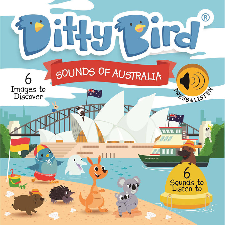 Ditty Bird Sounds of Australia Multi-Coloured 16x2x16cm