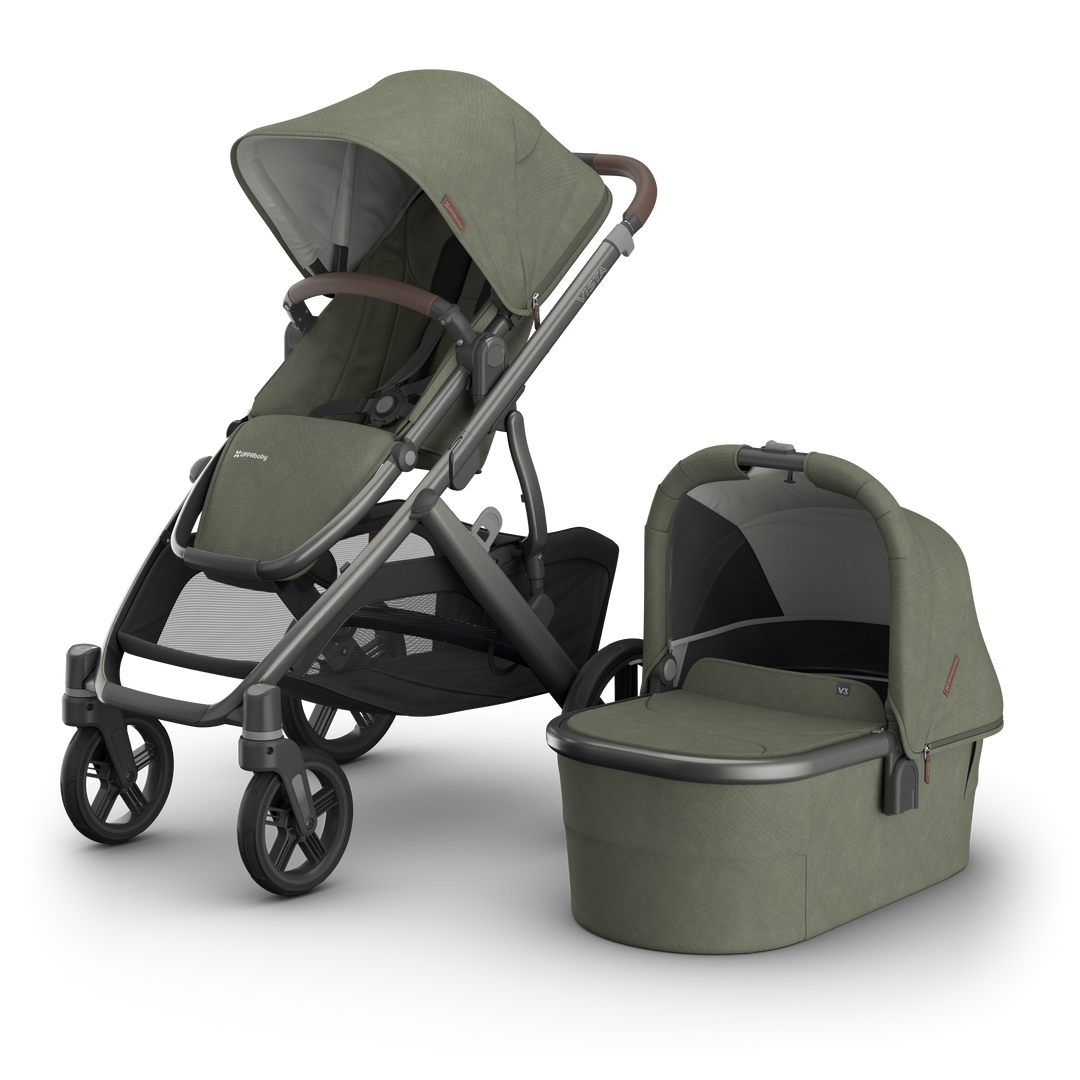 UPPAbaby VISTA V3 With Bassinet - Evelyn (Meadow Green)