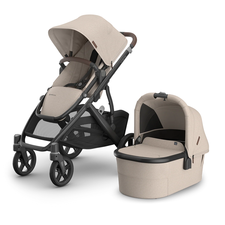 UPPAbaby VISTA V3 With Bassinet - Ada (Sandstone/Chestnut leather)