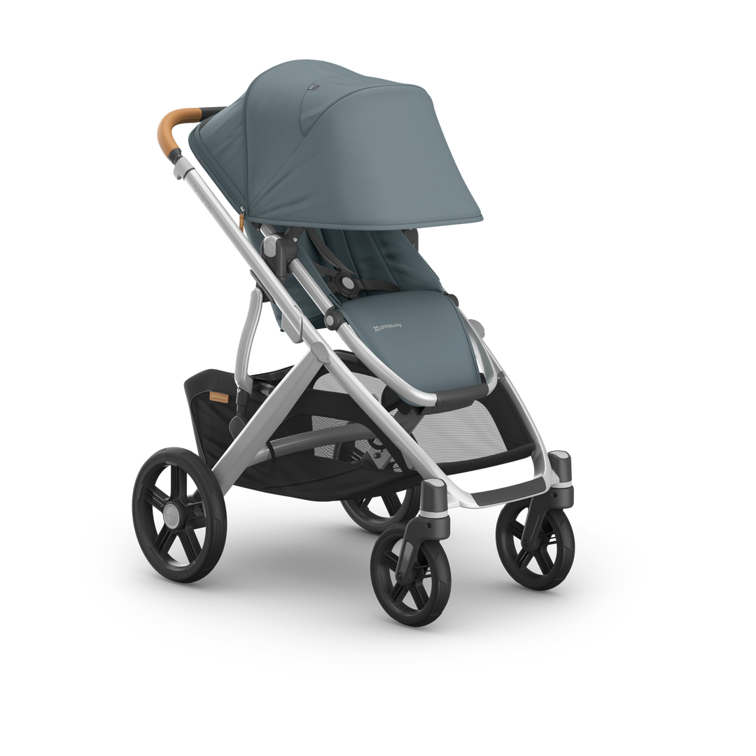 UPPAbaby VISTA V3 With Bassinet - Stone Blue/Silver (Callum)
