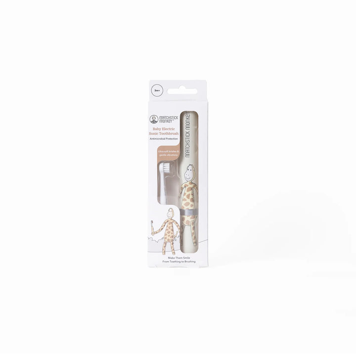 Matchstick Monkey Baby Sonic Toothbrush - Giraffe