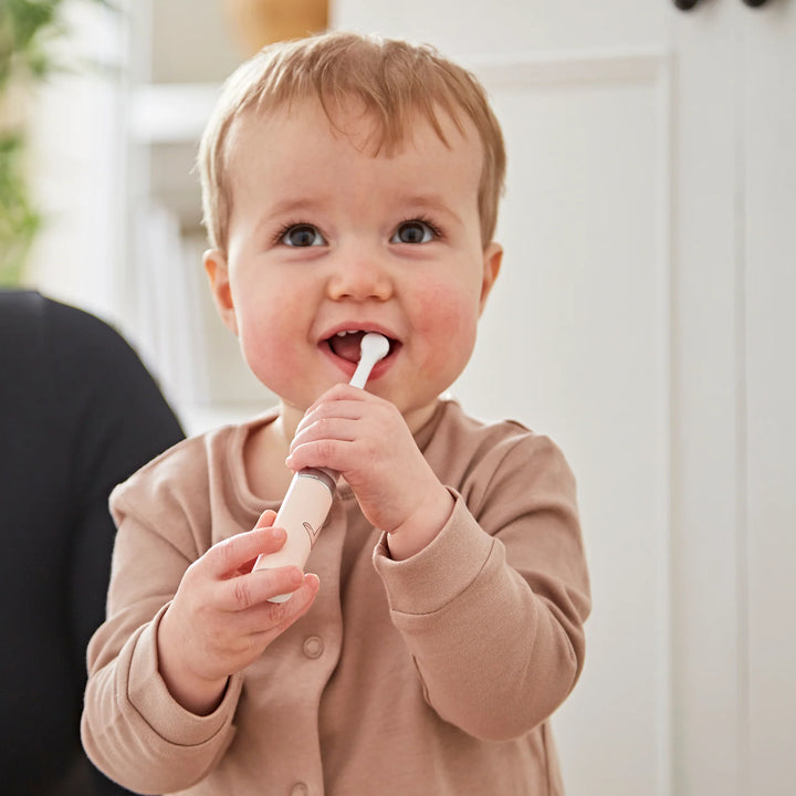 Matchstick Monkey Baby Sonic Toothbrush - Dusty Pink