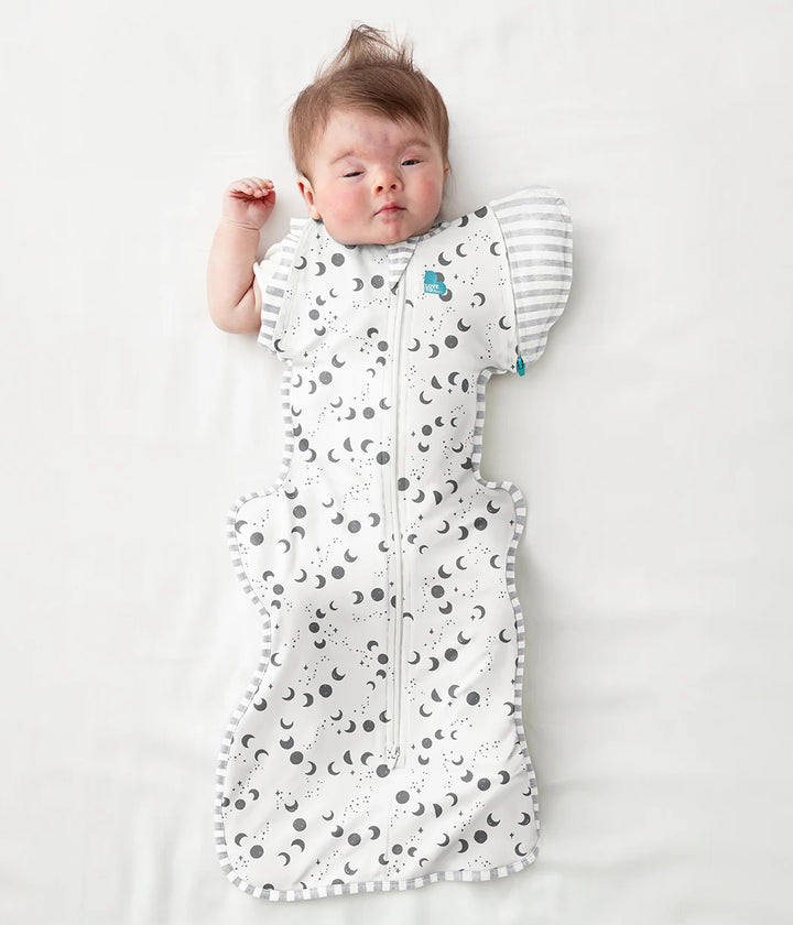 SWADDLE UP™ Transition Bag Bamboo 0.2T - Moonscape White