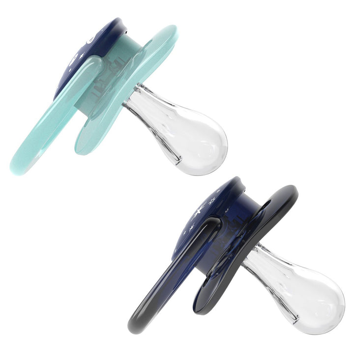 Dr Browns Advantage Pacifier, Stage 1, Blue 2 Pack