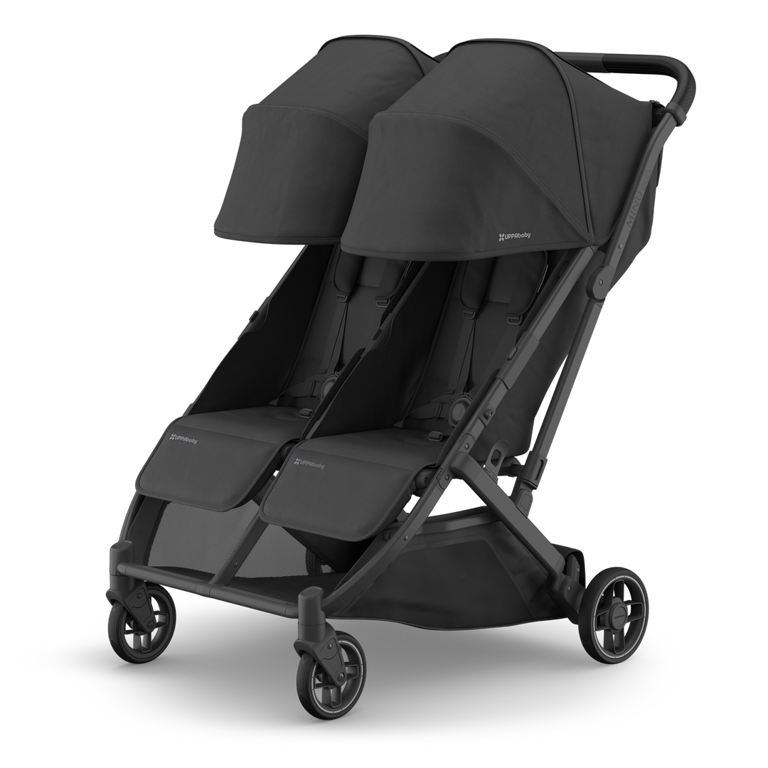 UPPAbaby MINU Duo - Charcoal/Carbon/Black Leather