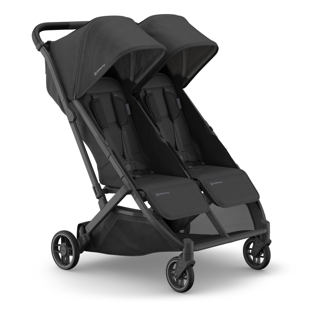 UPPAbaby MINU Duo - Charcoal/Carbon/Black Leather