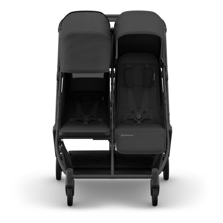 UPPAbaby MINU Duo - Charcoal/Carbon/Black Leather